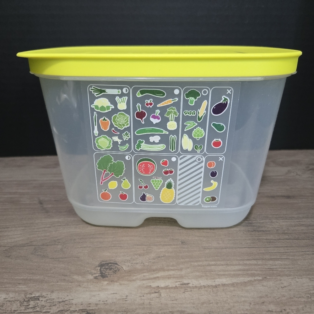 Yellow Lid Food Storage Container
